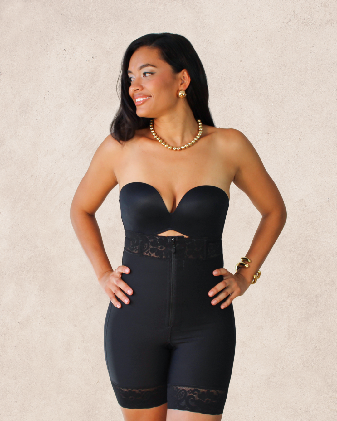 INVISIBLE SHAPING SHORT ZIPPER 647