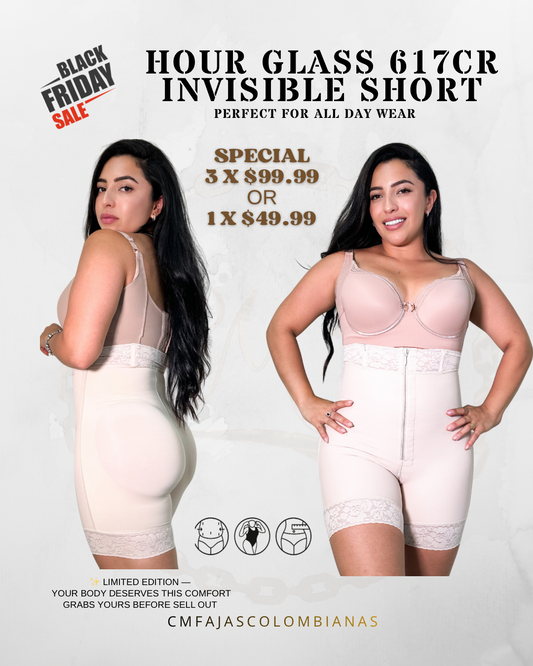 INVISIBLE SHAPING SHORT ZIPPER 647